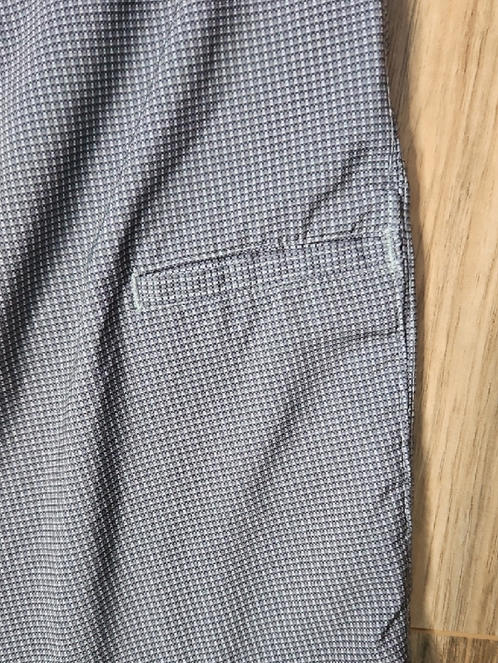 Callaway Men's Charcoal Gray Micro-Check Performance Golf Shorts - Picture 9 of 9